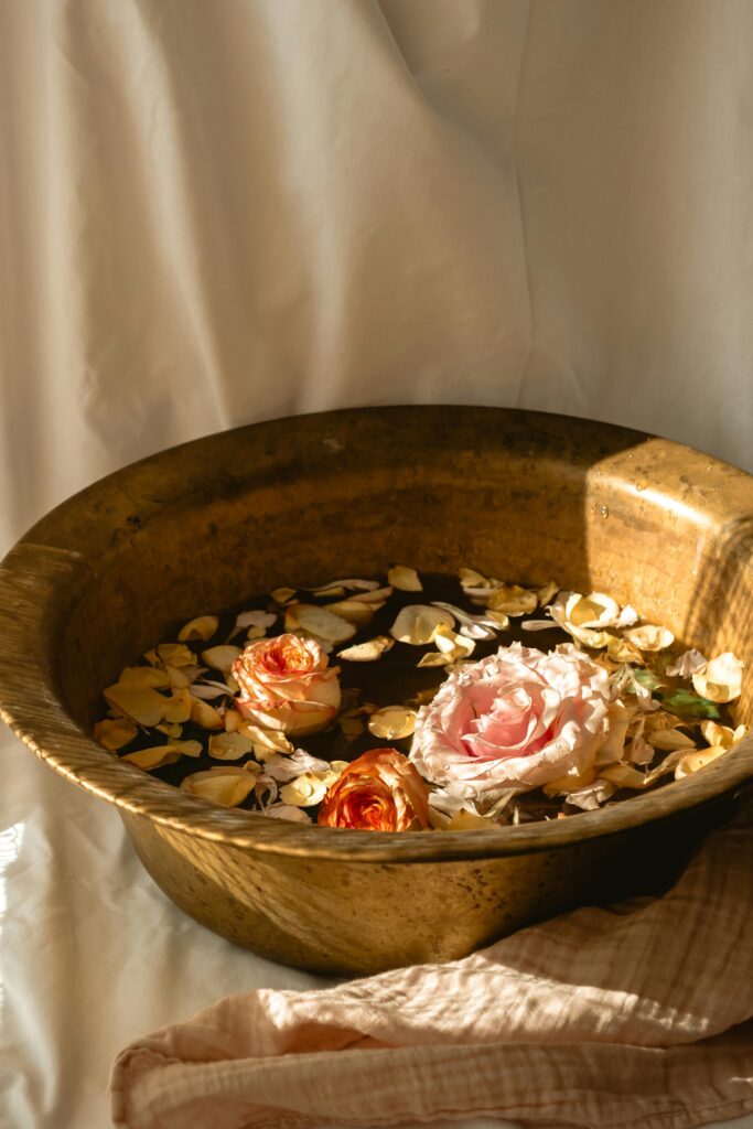 rose water baths