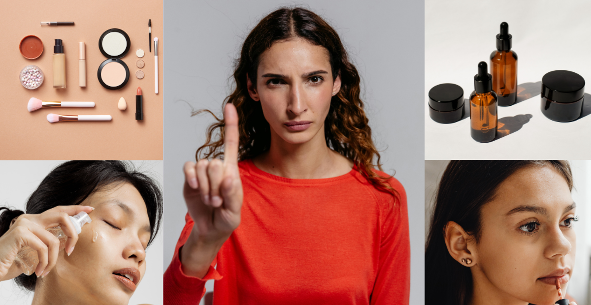 Skin Fasting involves avoiding skincare products and makeup