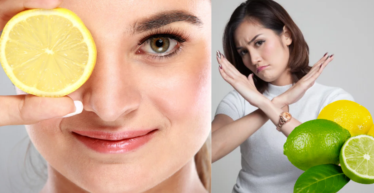 Applying Lemon on face is good or bad ?