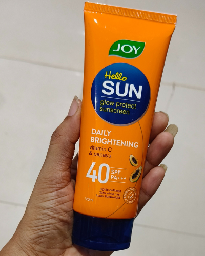 JOY Sunscreen review