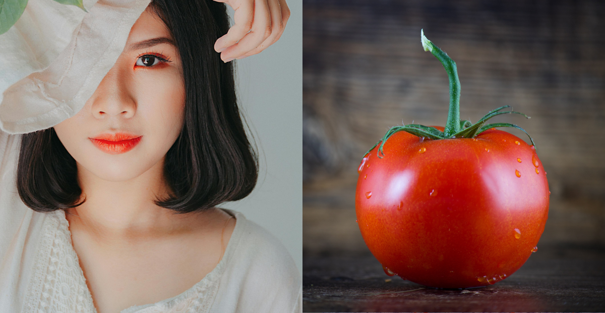Can we apply tomato on skin?