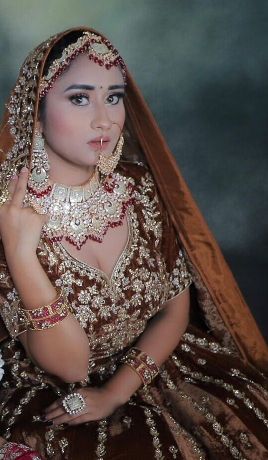 Indian queen in Attire and Jewellery 