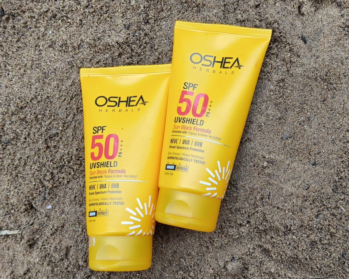 OSHEA Herbals UV Shield SPF 50PA +++ Sunscreen Review 